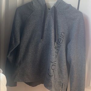 Gray Calvin Klein hoodie